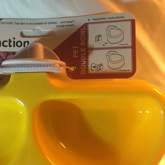 Pet bowl. Attach to pet gate. - Picture 2 of 4